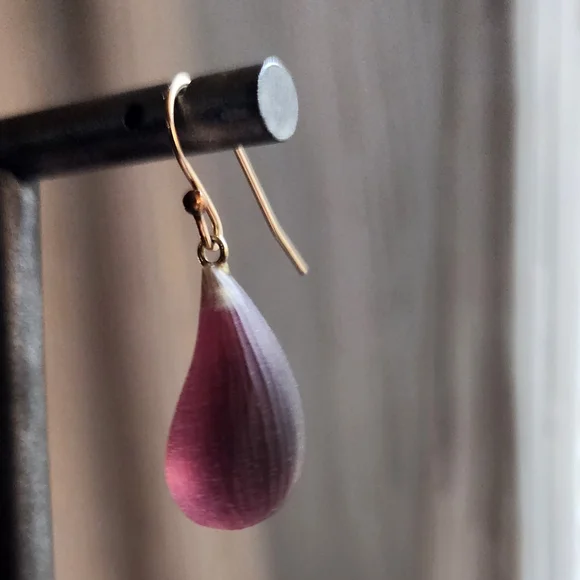 Alexis Bittar Pink Teardrop Earrings - Picture 4 of 5